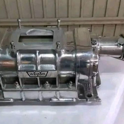 Polished Weiand 177 Blower for SBC - Complete Set in Excellent Condition!