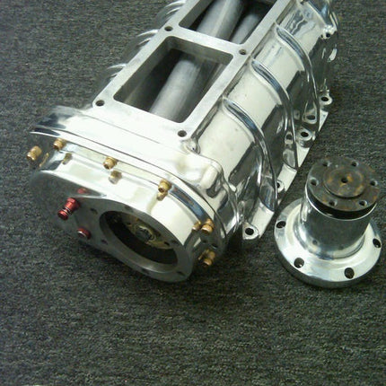 Polished 671 Blower and Manifold