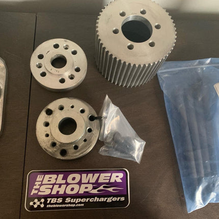 Completely Fresh Polished B&M 420 Mega Blower kit